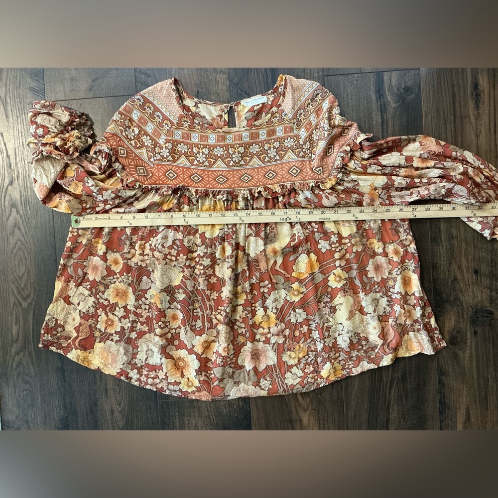 Spell and the Gypsy Amethyst Blouse Amber Size S - Picture 7 of 9